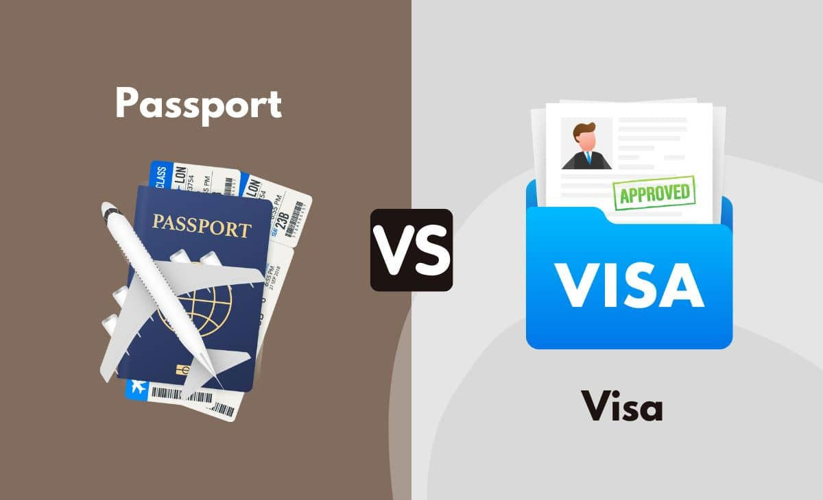 تفاوت پاسپورت با ویزا ، گذرنامه و روادید